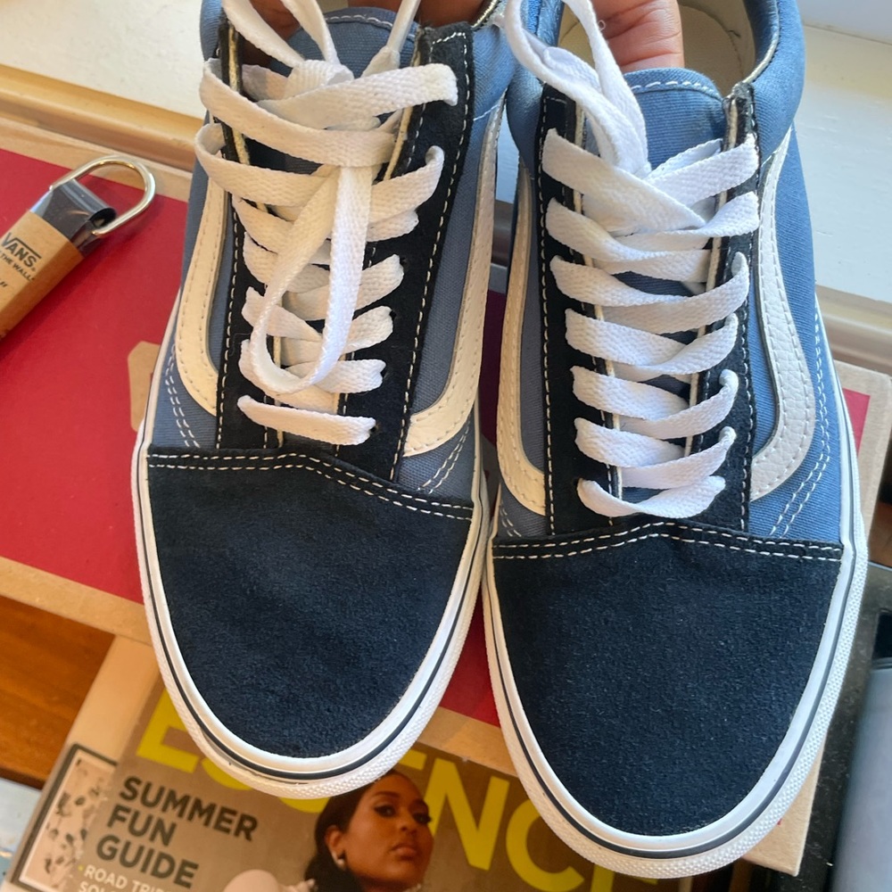 VANS OLD SCHOOL BLUE SNEAKERS